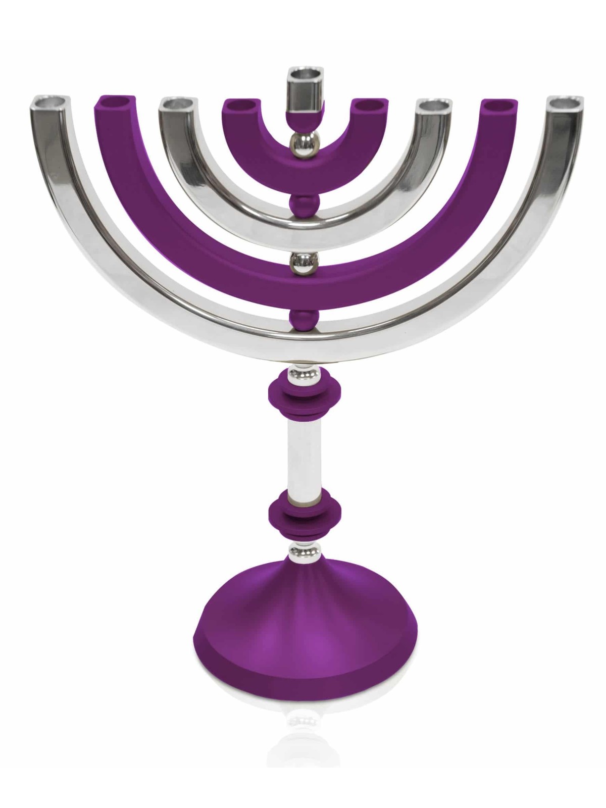 Colorful Big Kinetic Shiny Hanukkah Menorah , Jewish Wedding Gifts , I