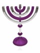 Grande menorah cinétique brillante colorée de Hanukkah, cadeaux de mariage juifs, I