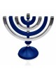 Menorah brillante cinétique moderne colorée de Hanukkah, hommes colorés de Hanukkah