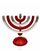 Menorah brillante cinétique moderne colorée de Hanukkah, hommes colorés de Hanukkah