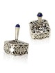 Dreidel en argent sterling avec pierres semi-précieuses , Dreidels , israélien