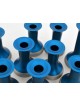 Light Blue Aluminum Menorah & Dreidel , Jewish Wedding Gifts , Israeli