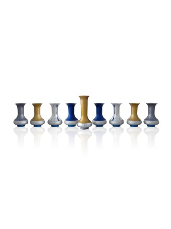 Colorful Aluminum Menorah and Dreidels , Jewish Wedding Gifts , Israel
