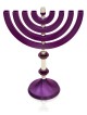 La coutume en aluminium anodisée colore la Menorah, cadeaux de mariage juifs, Israël