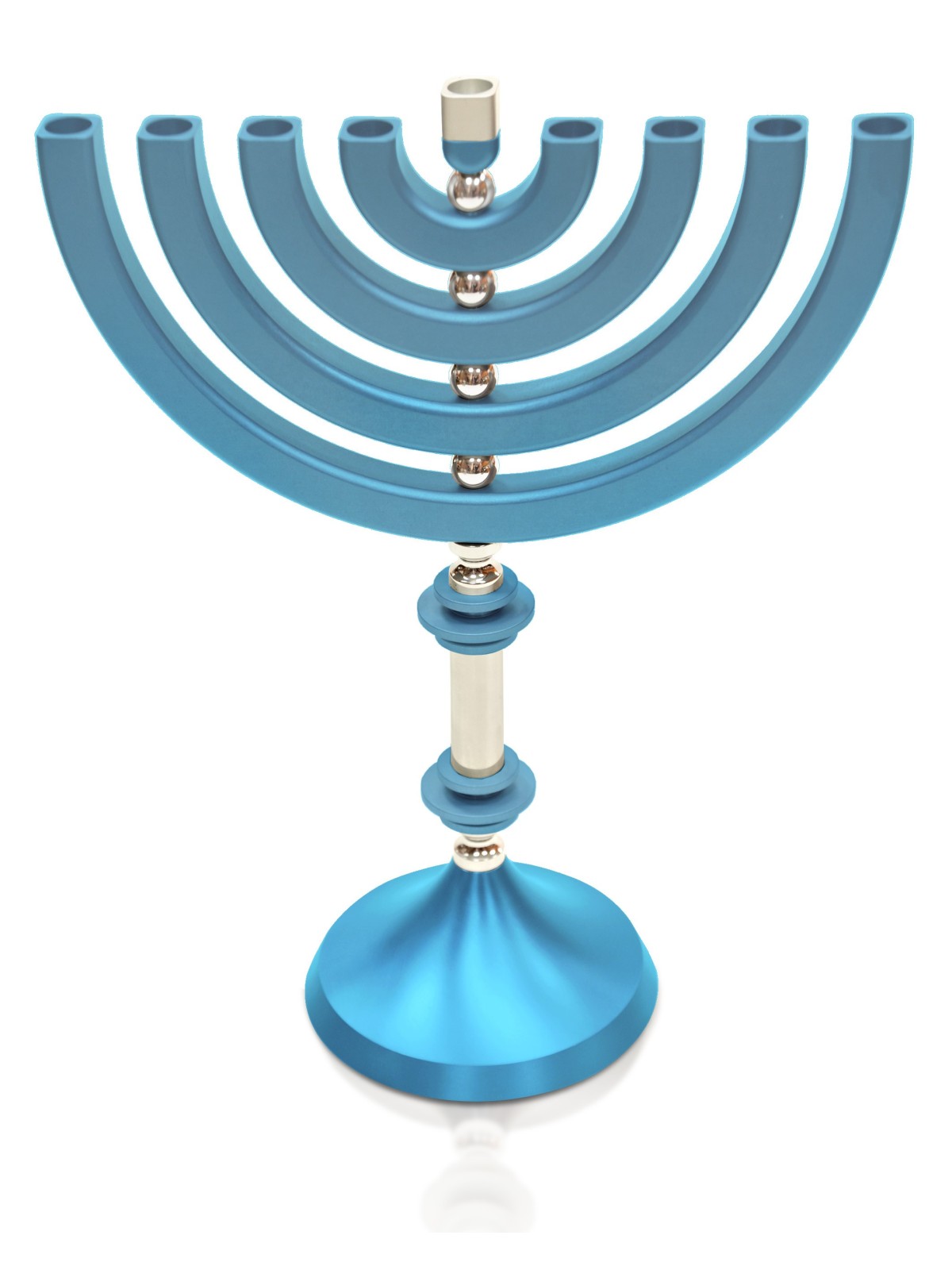 La coutume en aluminium anodisée colore la Menorah, cadeaux de mariage juifs, Israël