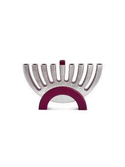 Hammered Flipping Menorah with Candlesticks , Jewish Wedding Gifts , I
