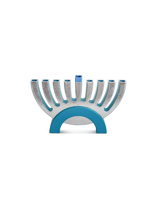 Menorah retournée martelée avec chandeliers, cadeaux de mariage juifs, I