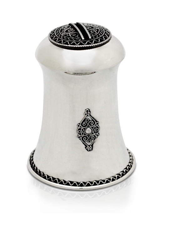 boîte Tzedakah en argent vintage avec filigrane, boîtes Tzedakah, J israélien