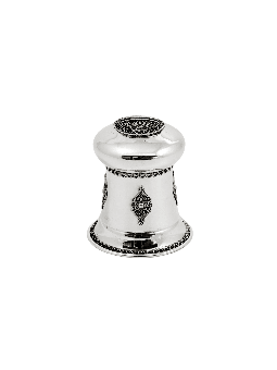 Boîte Tzedakah traditionnelle en filigrane en argent sterling