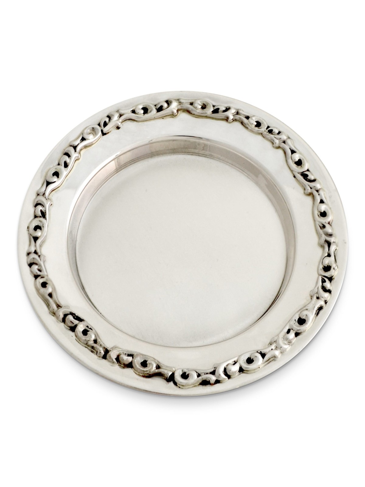 Filigree 925 Sterling Silver Plate , Tu B'Av Gifts , Israeli Judaica