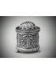 Brilliant Small Silver Special Round Shape Tzedaka , Tzedakah Boxes ,