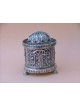 Brilliant Small Silver Special Round Shape Tzedaka , Tzedakah Boxes ,
