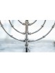 Menorah en argent sterling à sept branches, cadeaux de Hanoukka, Israël