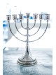 Menorah en argent sterling à sept branches, cadeaux de Hanoukka, Israël