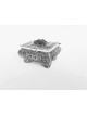 Royal Filigree Desgin Treasure Chest Square Tzedak , Boîtes Tzedakah ,