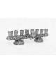 Multi-Purpose Vintage Style Filigree Hanukkiah and , Tu B'Av Gifts , I