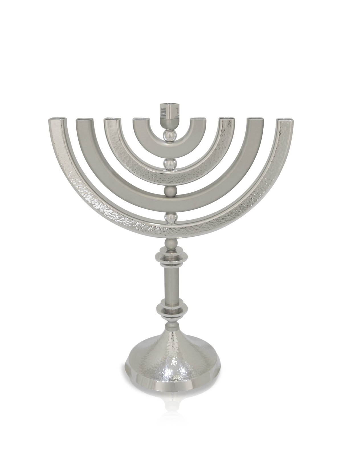 Kinetic Aluminum Hammered Hanukkah Menorah , Jewish Wedding Gifts , Is
