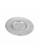 Plateau lisse en argent sterling 925, cadeaux de Shabbat, Judaica israélien