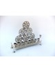Cercles à l'ancienne filigrane argent Hanukkiyah w , Cadeaux Tu B'Av , I
