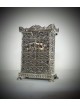 Traditional Sterling Silver Square Shape Tzedakah  , Tzedakah Boxes ,