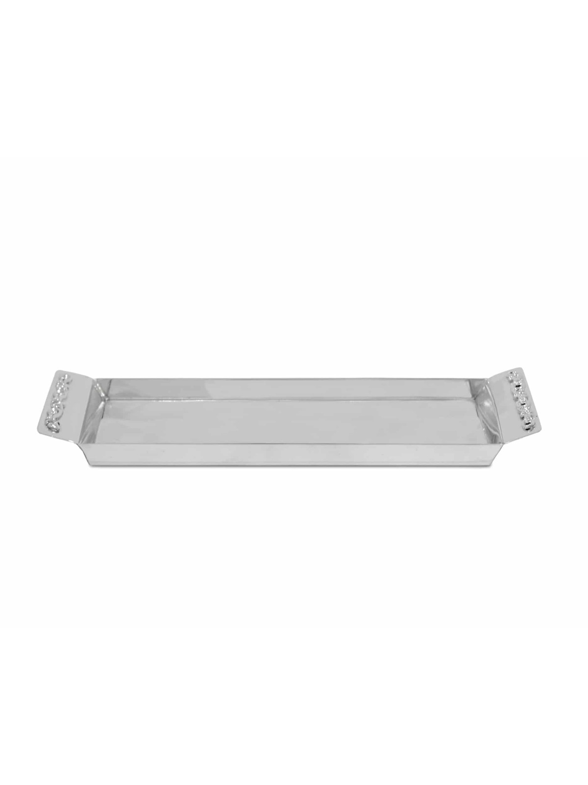Plateau de bougeoirs lisses en argent sterling avec fili, cadeaux Tu B'Av, I