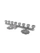 Luxurious Multi-Purpose Flower Design Menorah and  , Sterling Silver C