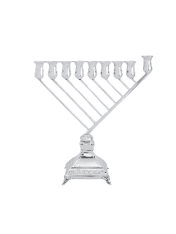 Traditional Chabad Mid Size Sterling Silver Hanukk , Avshalom Hadad ,