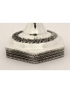 Seven Branches Menorah with Filigree Patterns , Hanukkah Gifts , Israe