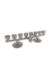 Menorah et bougeoir de Hanoukka en filigrane retourné, cadeaux Tu B'Av, I