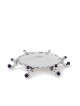 Silver Amethyst Plate With Semi-Precious Amethyst  , Tu B'Av Gifts , I