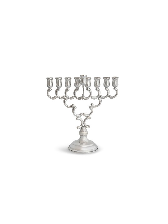 Petite menorah de Hanoukka en argent sterling vintage, Avshalom Hadad, Isra