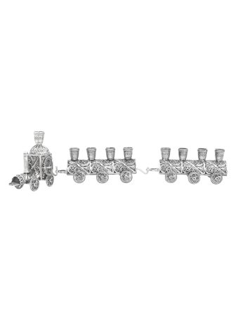 Menorah spéciale de Hanoukka en forme de petit train de St, cadeaux Tu B'Av, I