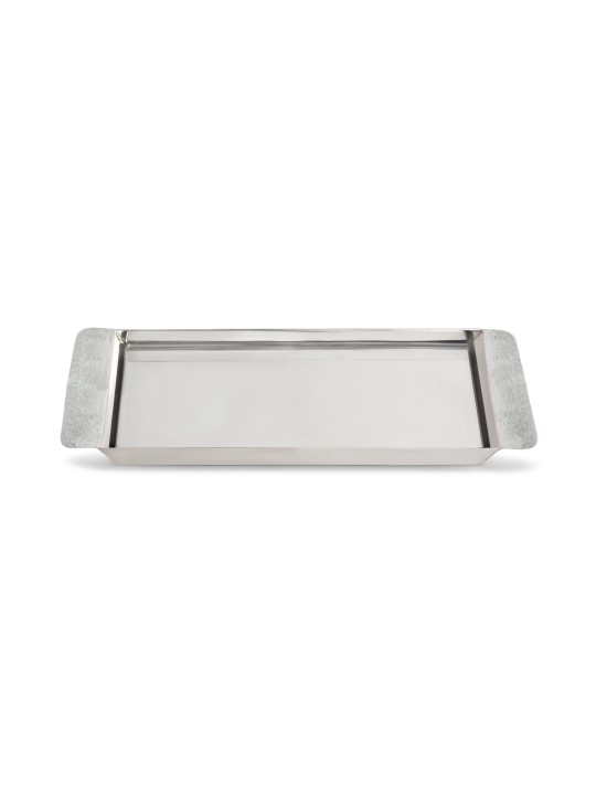 Plateau de bougeoirs lisses en argent sterling avec Hamm, cadeaux Tu B'Av, I