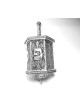 Huge Sterling Silver Hanukkah Filigree Dreidel Wit , Dreidels , Israel
