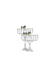 Menorah en argent sterling 925 de style ancien de taille personnalisée, Avshalom Hadad, I