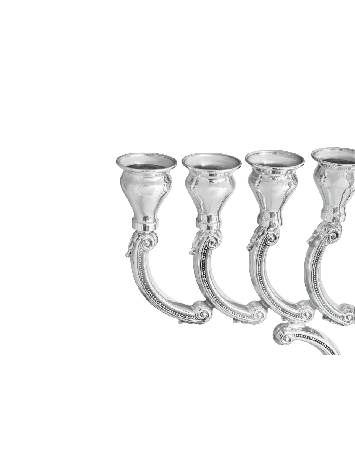 Menorah en argent sterling 925 de style ancien de taille personnalisée, Avshalom Hadad, I