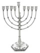 Menorah with Handmade Classic Filigree Design , Hanukkah Gifts , Israe