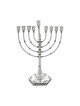 Menorah with Handmade Classic Filigree Design , Hanukkah Gifts , Israe