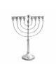 Tall Sterling Silver Hanukkah Menorah , Avshalom Hadad , Israeli Judai