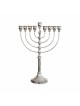 Grande menorah de Hanoukka en argent sterling, Avshalom Hadad, Judaï israélien