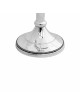Tall Sterling Silver Hanukkah Menorah , Avshalom Hadad , Israeli Judai