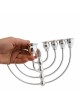 Tall Sterling Silver Hanukkah Menorah , Avshalom Hadad , Israeli Judai