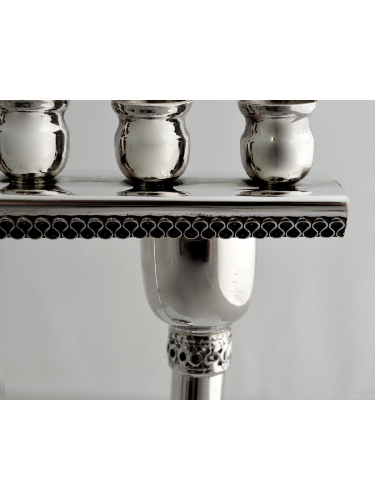Large Filigree Menorah & Shabbat Candlesticks , Hanukkah Gifts , Israe