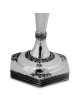 Silver Menorah with Filigree Design , Hanukkah Gifts , Israeli Judaica