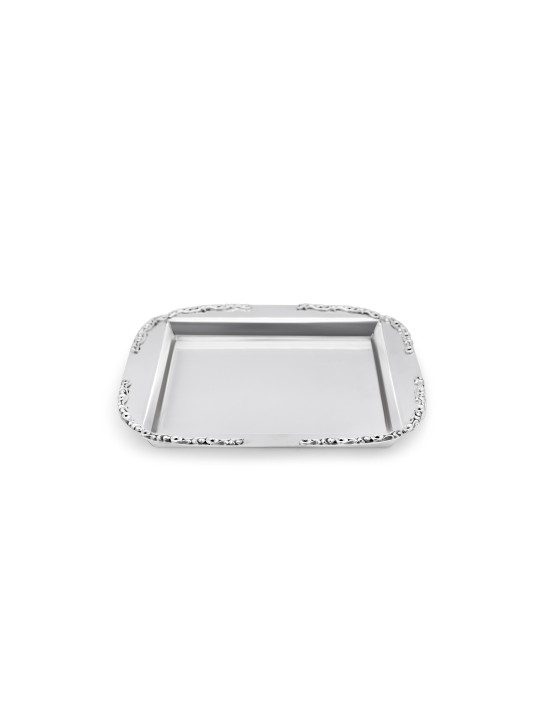 Superbe plateau en argent sterling pour chandeliers, cadeaux Tu B'Av, Israël