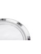 Round Large Silver Plate for Liquors with Amethyst , Tu B'Av Gifts , I