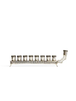 Sterling Silver Hanukkah Menorah Filigree , Hanukkah Gifts , Israeli J
