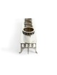 Filigrane Menorah de Hanoukka en argent sterling, cadeaux de Hanoukka, J israélien