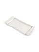 Large 925 Sterling Silver Smooth Candlesticks Tray , Tu B'Av Gifts , I