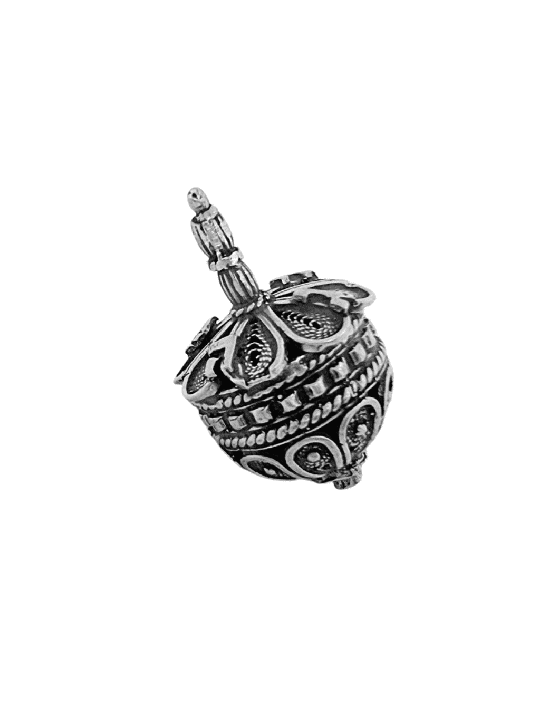 Luxueuse menorah de voilier en argent sterling avec Dr, Hanukkah moderne M